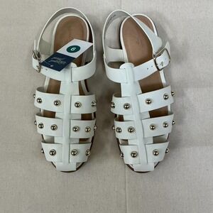 Universal Thread white studded‎ gladiator sandals
